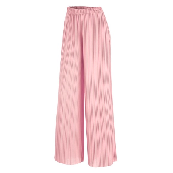 pleated flowy pants